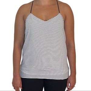 Express Barcelona Cami XS black and white stripes